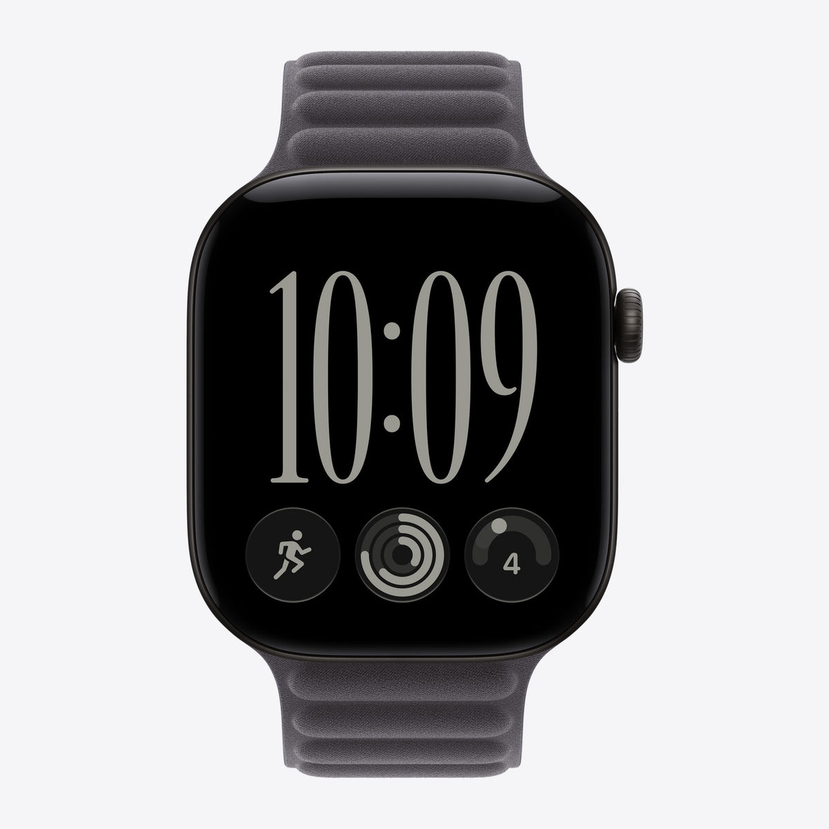 46 mm Armband mit Magnetverschluss Mitternacht – M/L – Ansicht 3