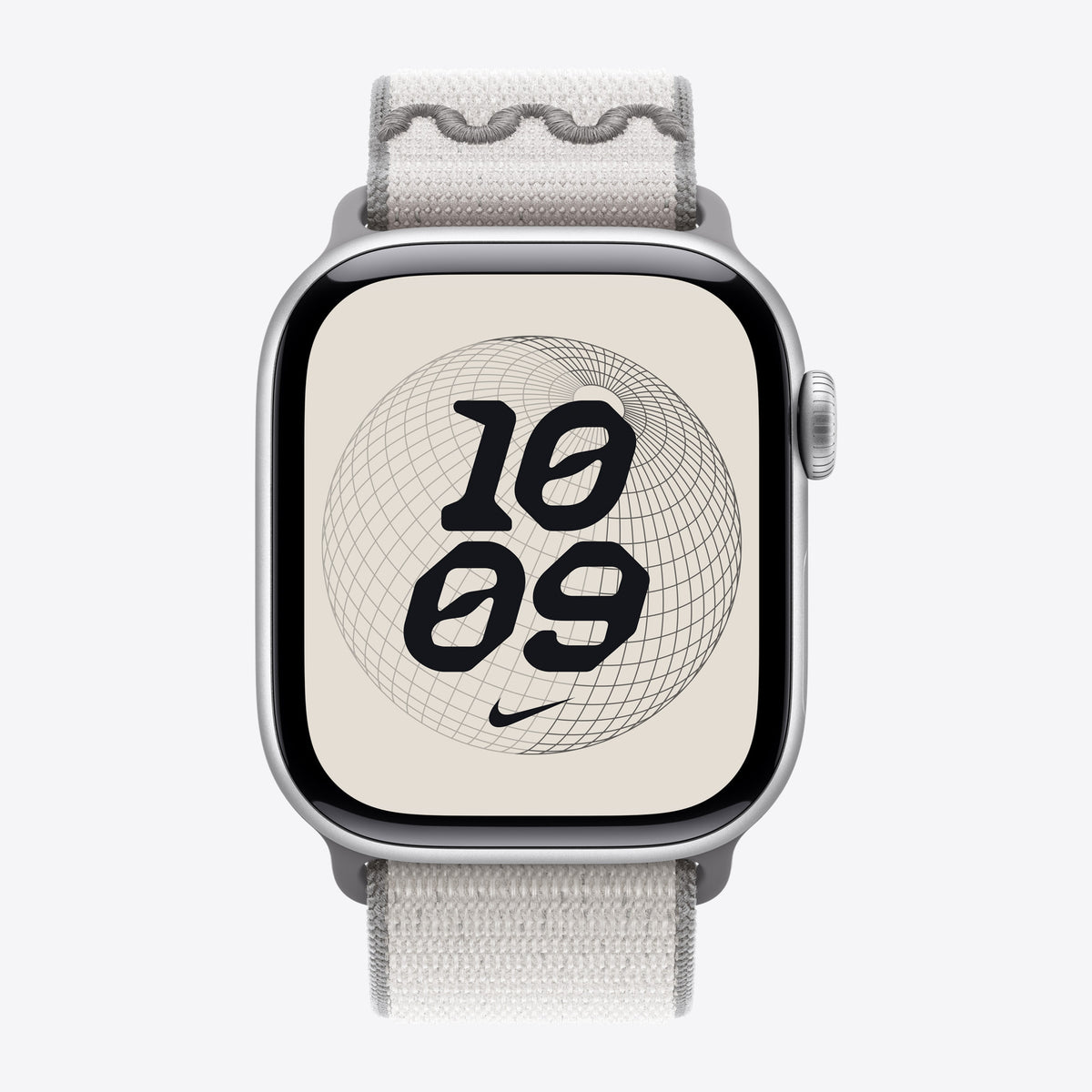 Apple Nike - Loop für Smartwatch - 42mm - 130 - 190 mm - verschleierter Grau - für Watch Hermès Series 7, Hermès Series 9, SE 3, Series 10, Series 11, Series 8, Series 9 – Ansicht 3