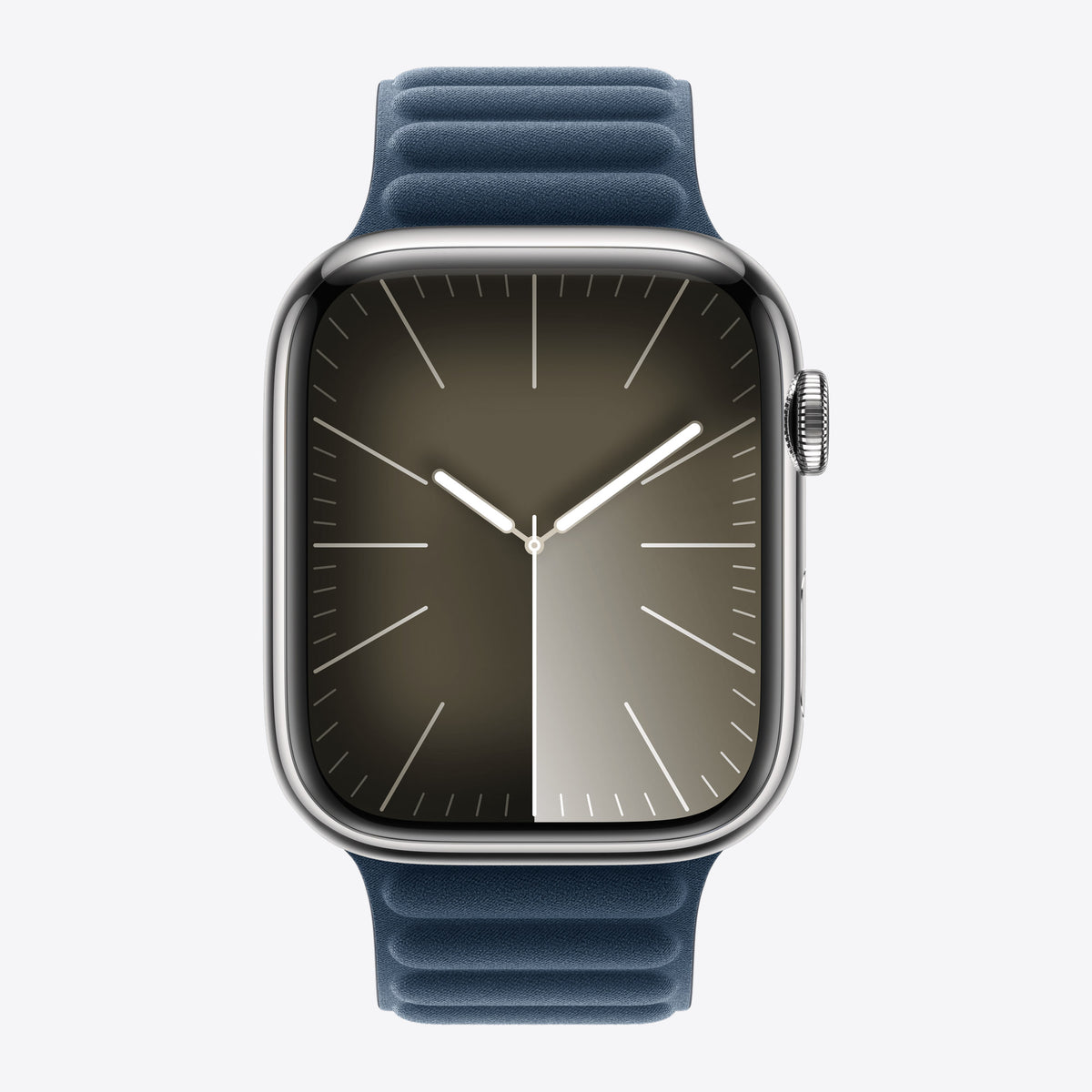 Uhrarmband für Smartwatch - 45 mm - Größe S/M - Pazifikblau – Ansicht 3