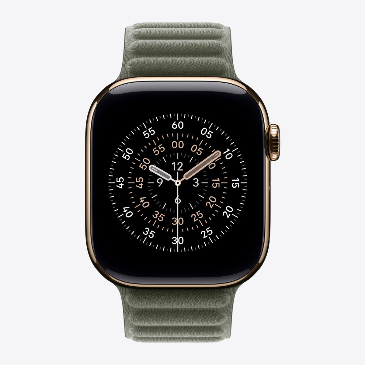 Uhrarmband für Smartwatch - 42mm - Größe M/L - Sage Gray - für Watch Hermès Series 7, Hermès Series 9, SE 3, Series 10, Series 11, Series 8, Series 9 – Ansicht 3