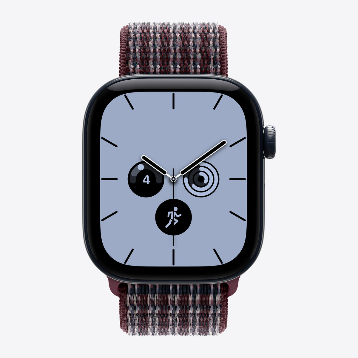 42 mm Sport Loop Burgunder Kariert – Ansicht 3