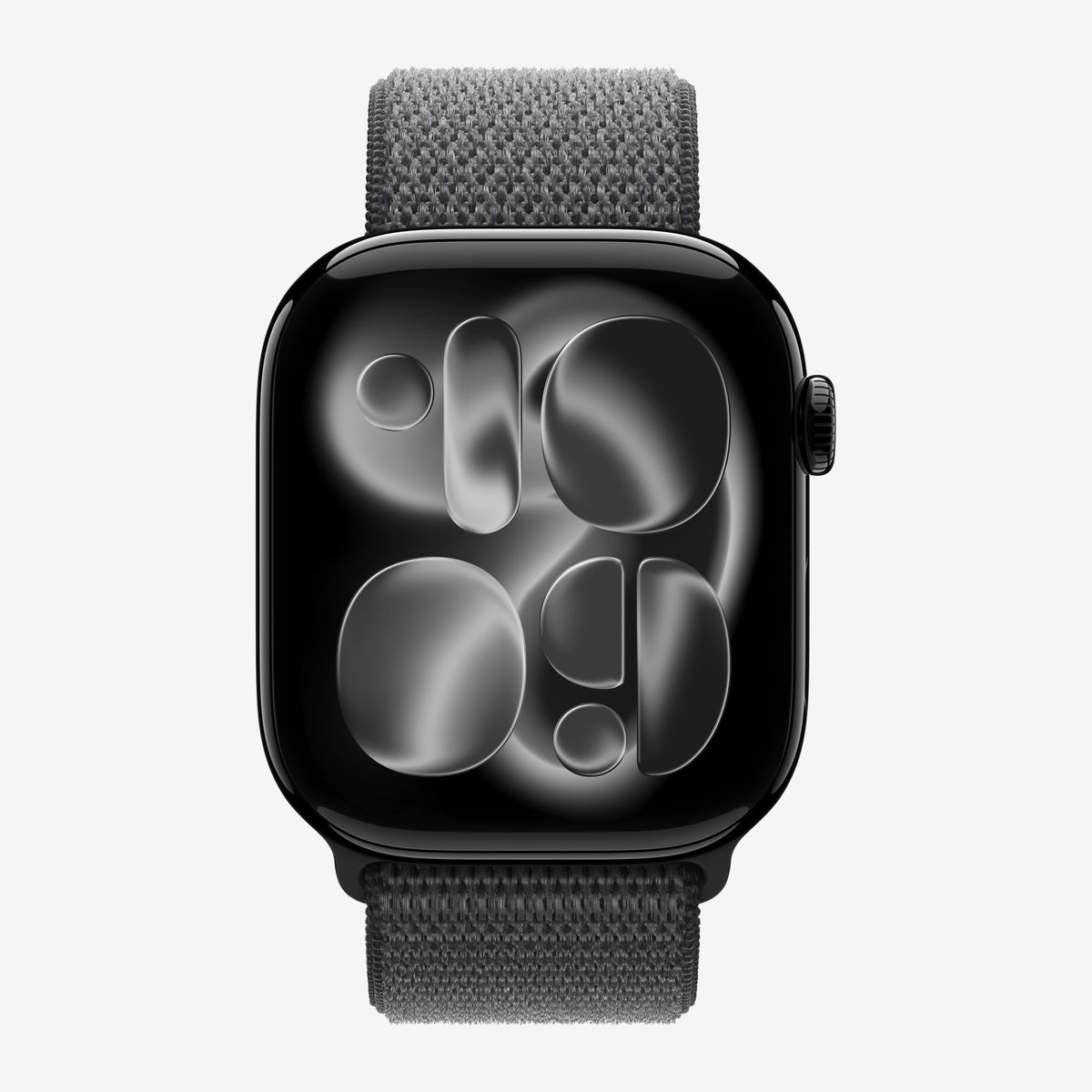 Loop für Smartwatch - 46mm - 145 - 220 mm - Dunkelgrau - für Watch Hermès Series 9, SE 3, Series 10, Series 11, Series 8, Series 9, Ultra 2, Ultra 3 – Ansicht 3