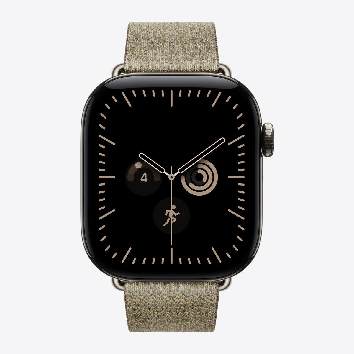 42 mm Armband mit Moderner Schließe Salbei – Large – Ansicht 3