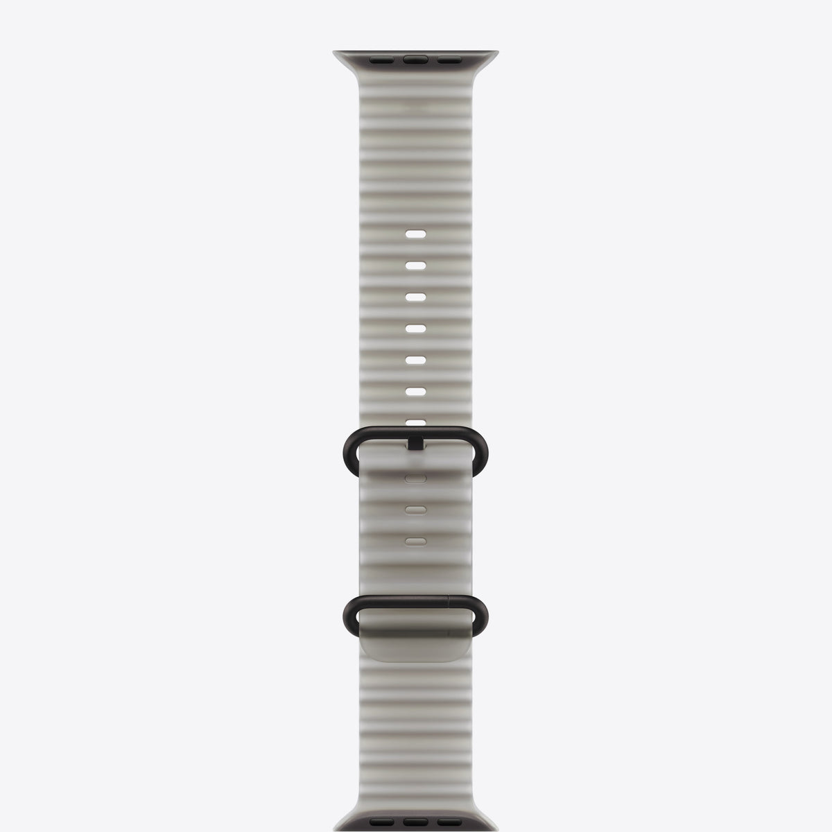 49mm Translucent Grey Ocean Band Black Titanium
