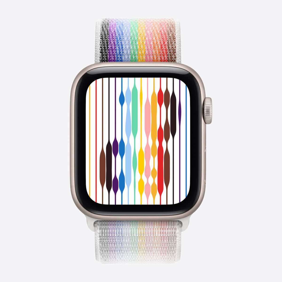Pride Edition - Loop für Smartwatch - 45 mm - 145 - 220 mm - für Watch Hermès Series 9, SE 3, Series 10, Series 11, Series 8, Series 9, Ultra 2, Ultra 3 – Ansicht 3