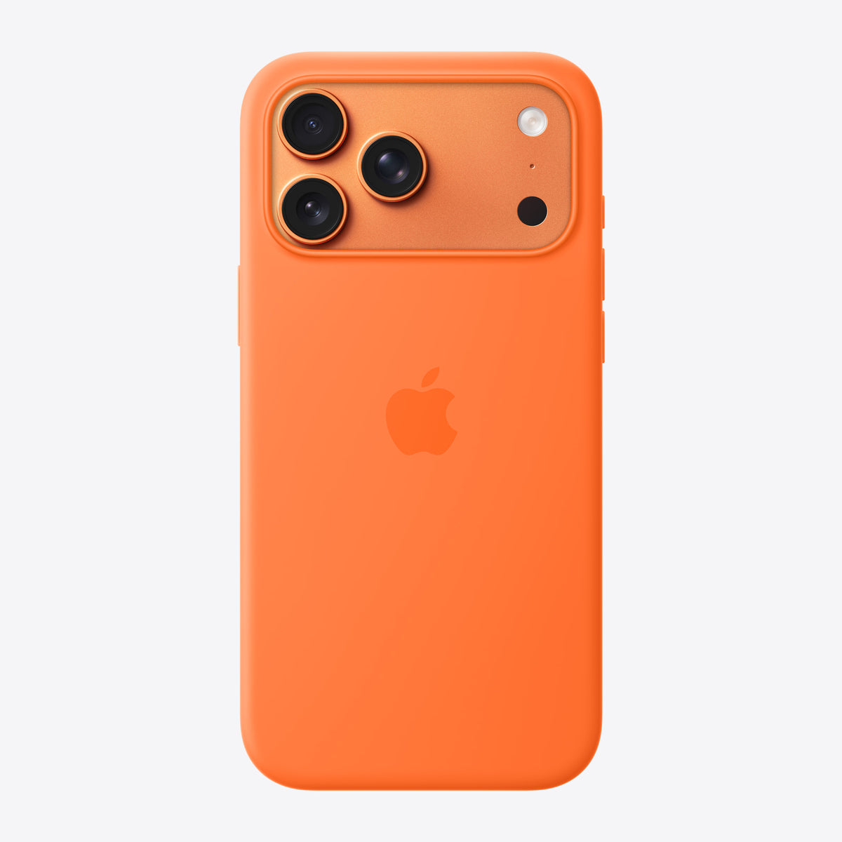 iPhone 17 Pro Max Silicone Case with MagSafe – Orange