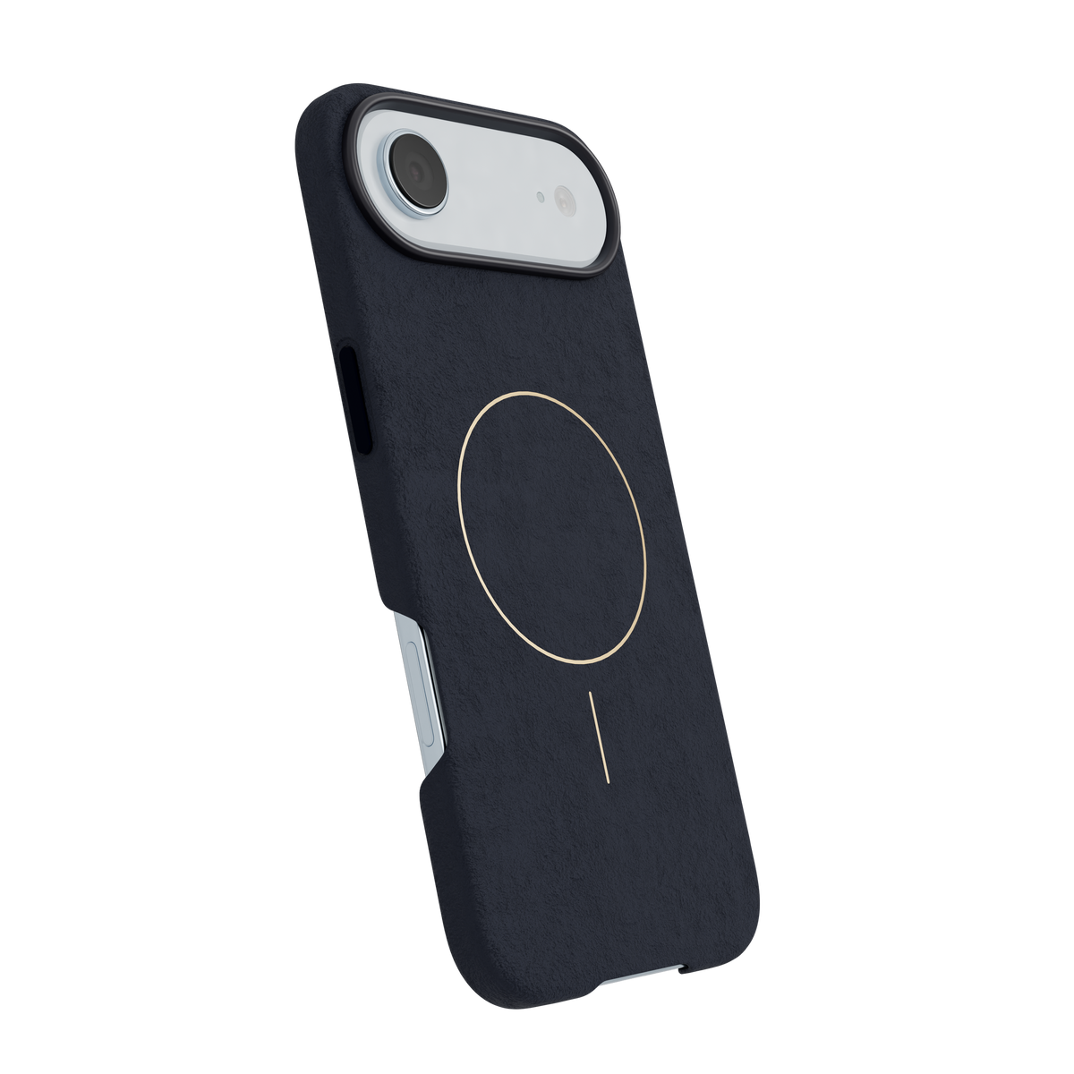 CompuMac Microfiber Suede-Look Case for iPhone Air – Dark Blue