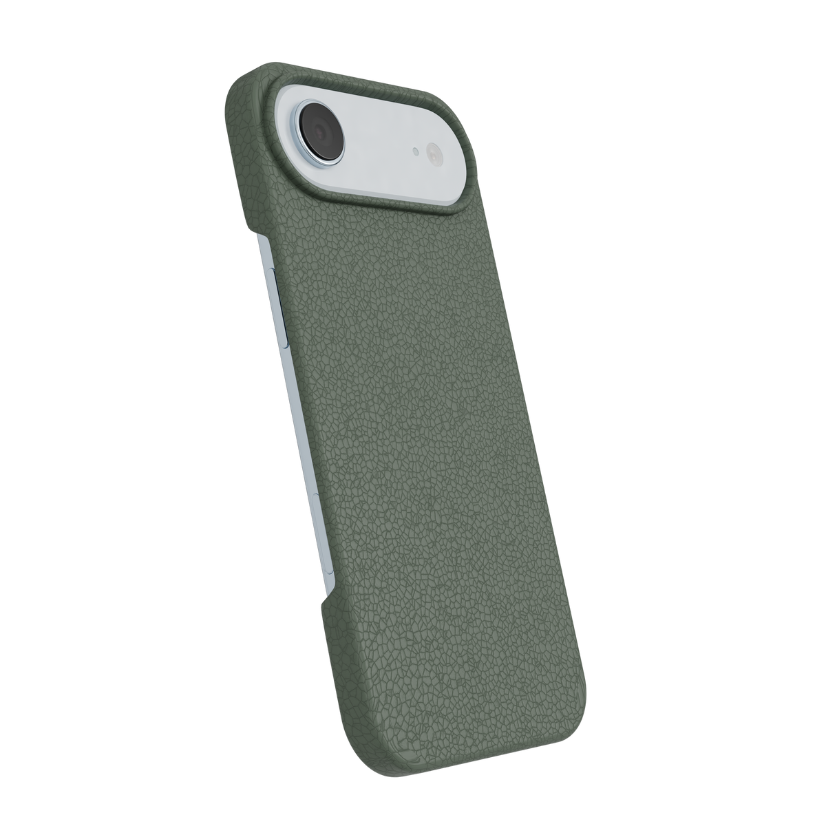CompuMac Premium Leather Case for iPhone Air – Pacific Turquoise
