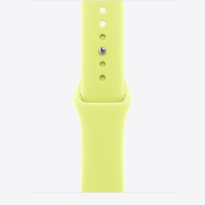 Armband für Smartwatch - 42mm - Größe M/L - Neongelb - für Watch Hermès Series 7, Hermès Series 9, SE 3, Series 10, Series 11, Series 8, Series 9