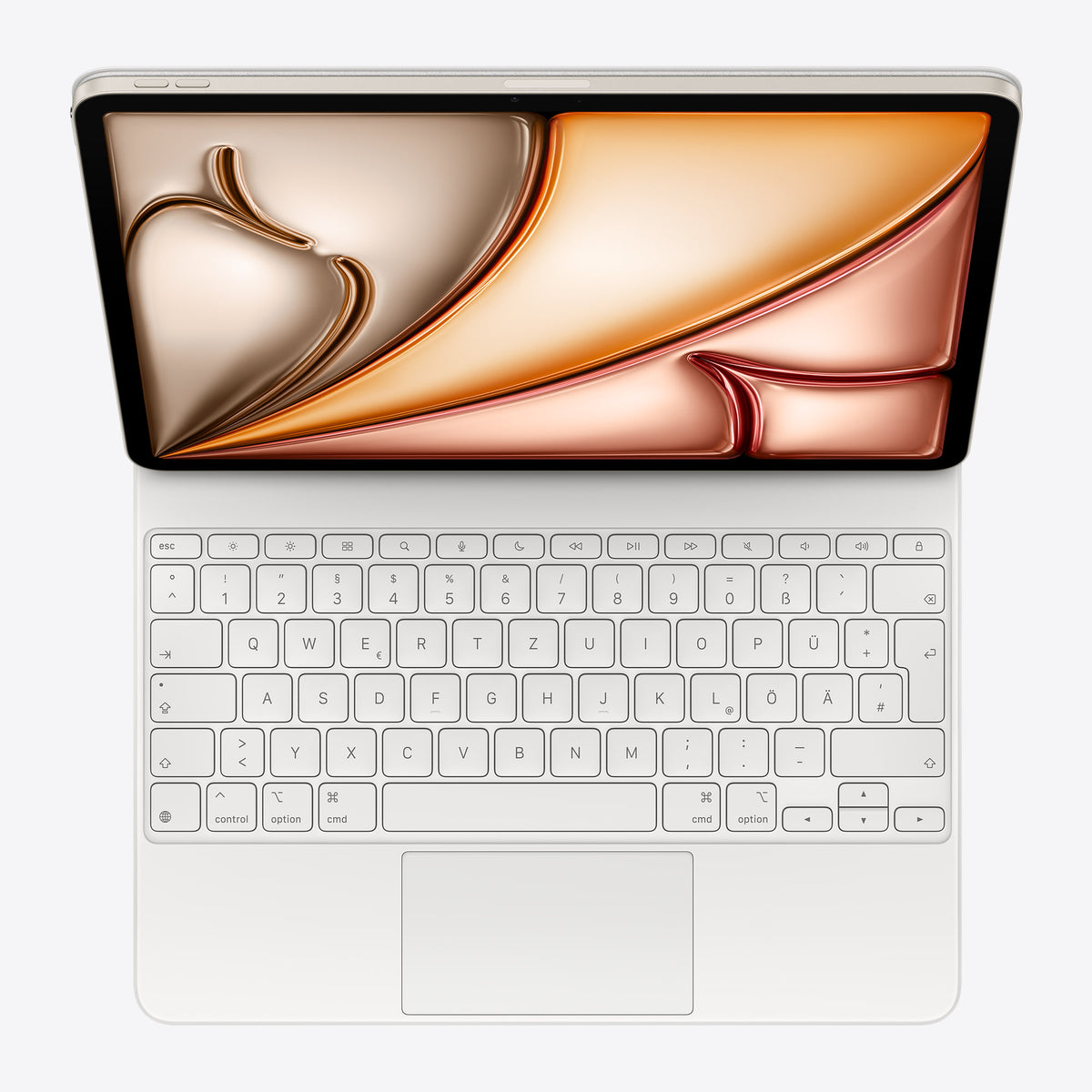 Magic Keyboard for iPad Air 13-inch (M4) – German – White