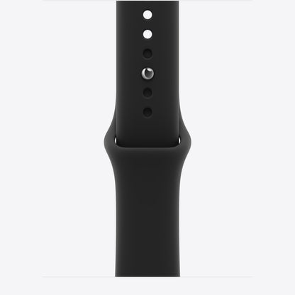 40 mm Sportarmband Schwarz – S/M