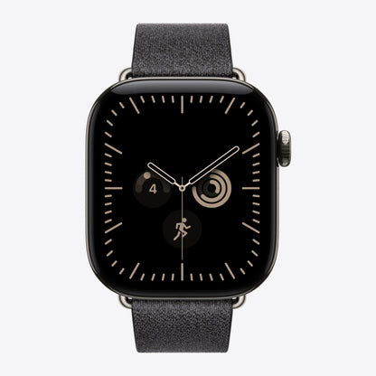 42 mm Armband mit Moderner Schließe Navyblau – Small