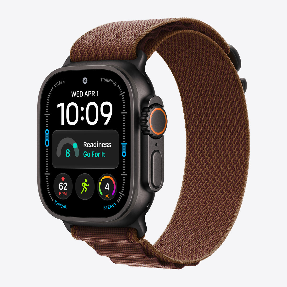 49mm Burgundy Alpine Loop – Large Black Titanium – View 2