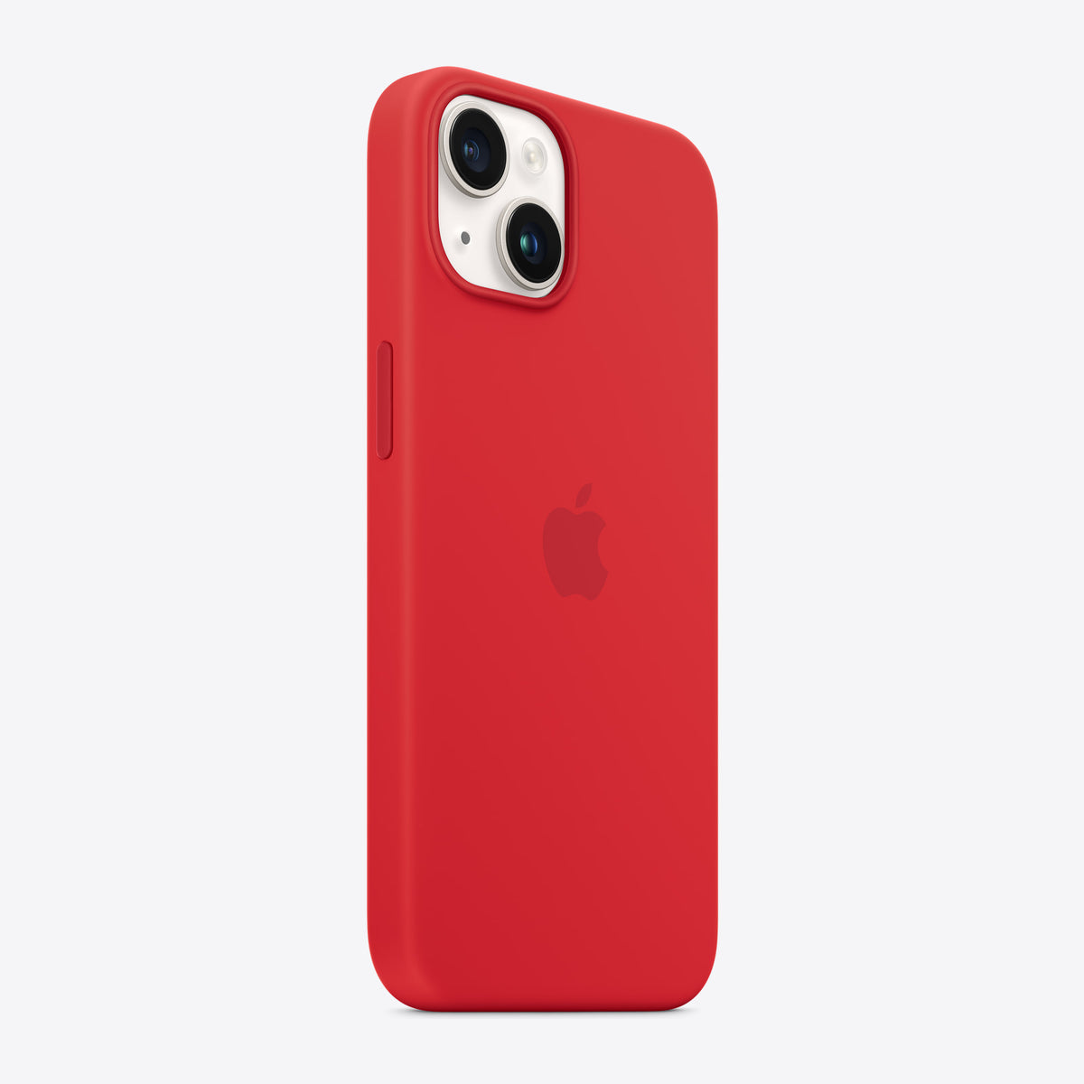iPhone 14 Silicone Case with MagSafe – (PRODUCT)RED – Front view