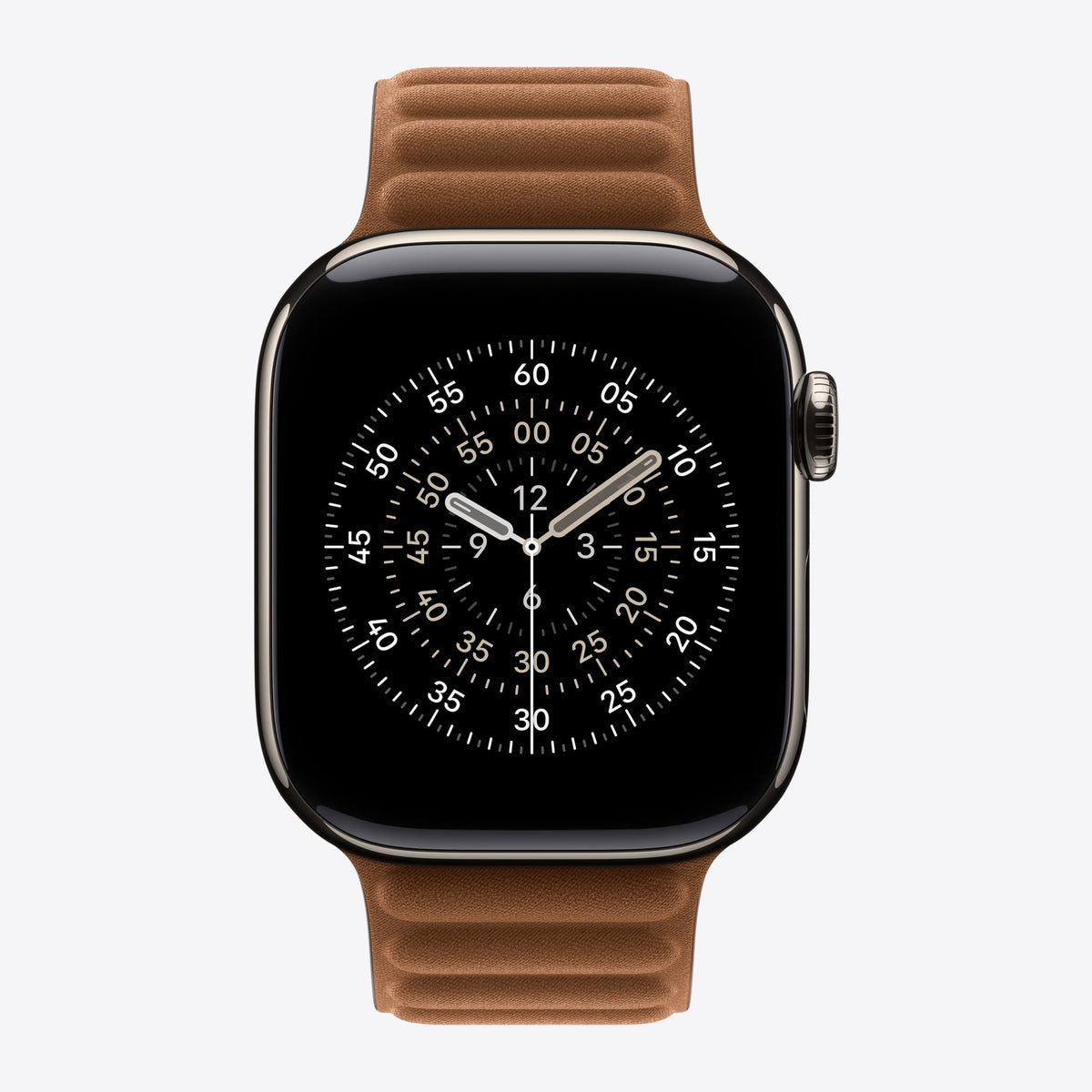 Uhrarmband für Smartwatch - 42mm - Größe M/L - Caramel - für Watch Hermès Series 7, Hermès Series 9, SE 3, Series 10, Series 11, Series 8, Series 9 – Ansicht 3