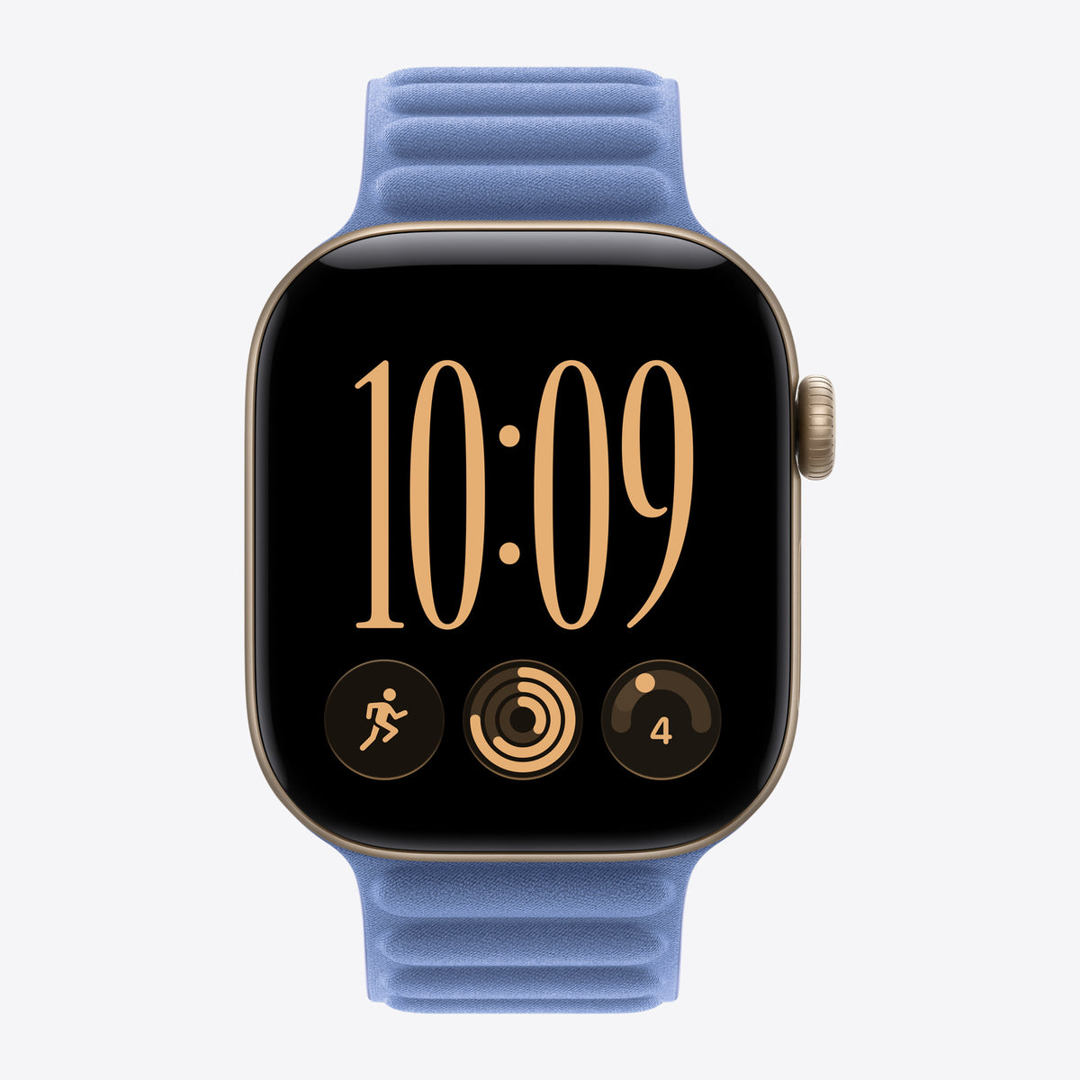 42 mm Armband mit Magnetverschluss Hyazinthenblau – S/M – Ansicht 3