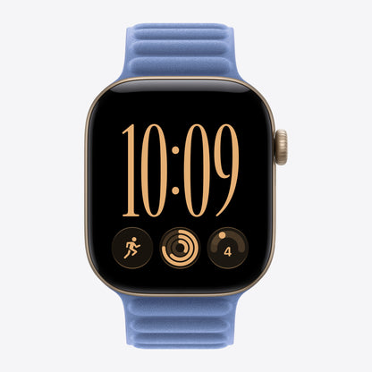 42 mm Armband mit Magnetverschluss Hyazinthenblau – S/M