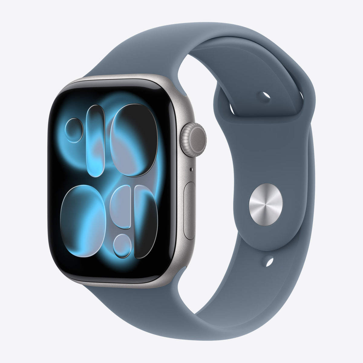 Armband für Smartwatch - 46mm - Größe S/M - Ankerblau - für Watch Hermès Series 9, SE 3, Series 10, Series 11, Series 8, Series 9, Ultra 2, Ultra 3 – Ansicht 2