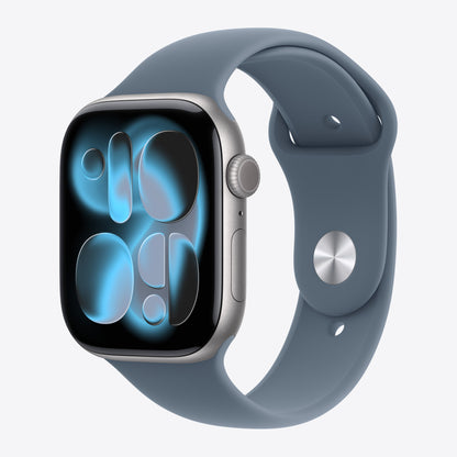 Armband für Smartwatch - 46mm - Größe S/M - Ankerblau - für Watch Hermès Series 9, SE 3, Series 10, Series 11, Series 8, Series 9, Ultra 2, Ultra 3