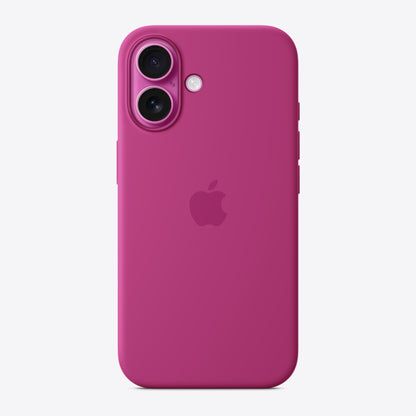 iPhone 16 Silicone Case with MagSafe – Fuchsia