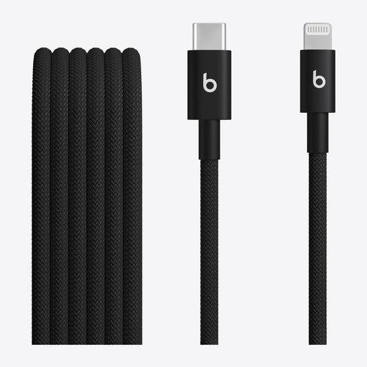 Beats USB-C to Lightning Woven Cable (1.5 m / 5 ft.) – Bolt Black