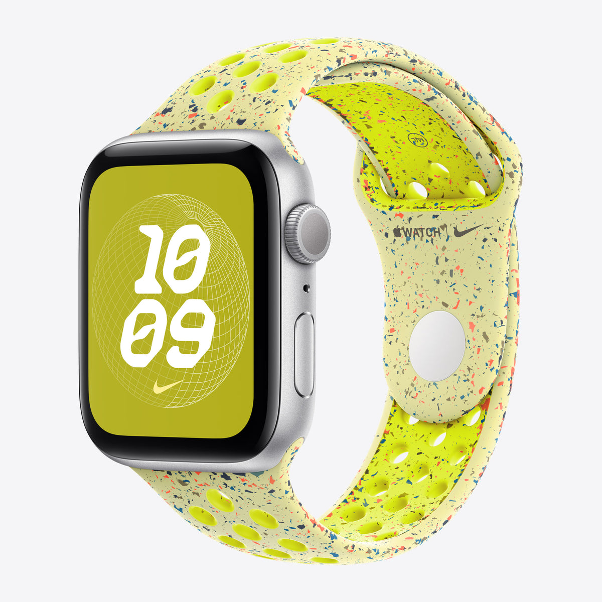 Apple Nike - Armband für Smartwatch - 46mm - M/L (für Handgelenke 160 - 210 mm) - Volt-Spritzschutz – Ansicht 2