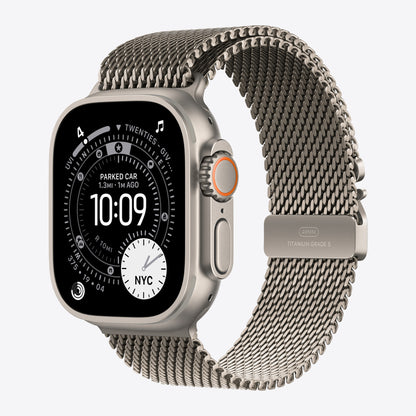 Loop für Smartwatch - 49 mm, Titan - Größe S - Natural - für Watch Hermès Series 9, SE 3, Series 10, Series 11, Series 8, Series 9, Ultra 2, Ultra 3