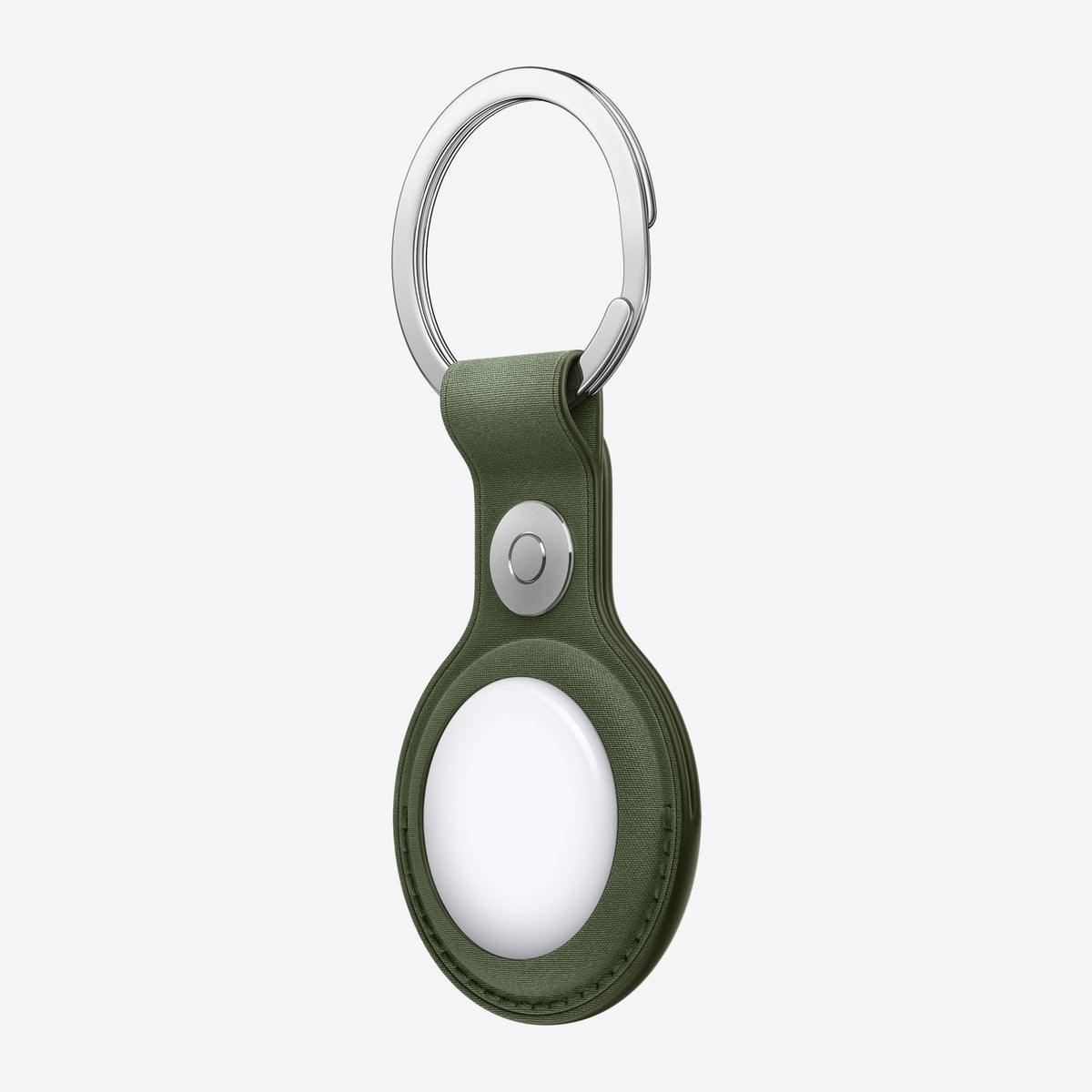 AirTag FineWoven Key Ring – Moss – View 2