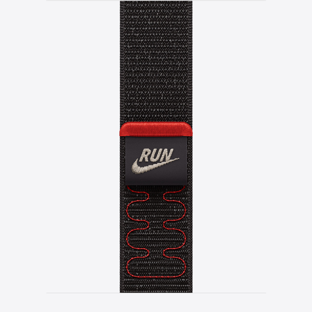 Apple Nike - Loop für Smartwatch - 40mm - 130 - 190 mm - schwarz - für Watch Hermès Series 7, Hermès Series 9, SE 3, Series 10, Series 11, Series 8, Series 9