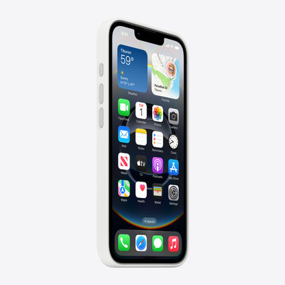 iPhone 16e Silikon Case – Weiß · Weiß