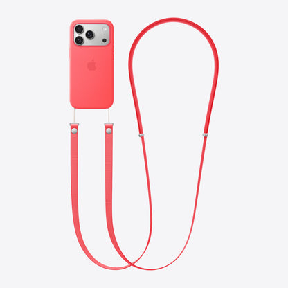 Crossbody Strap – Bright Guava