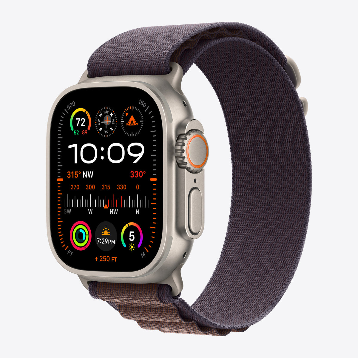 49 mm Alpine Loop Indigo – Medium – Titan Natur – Ansicht 2