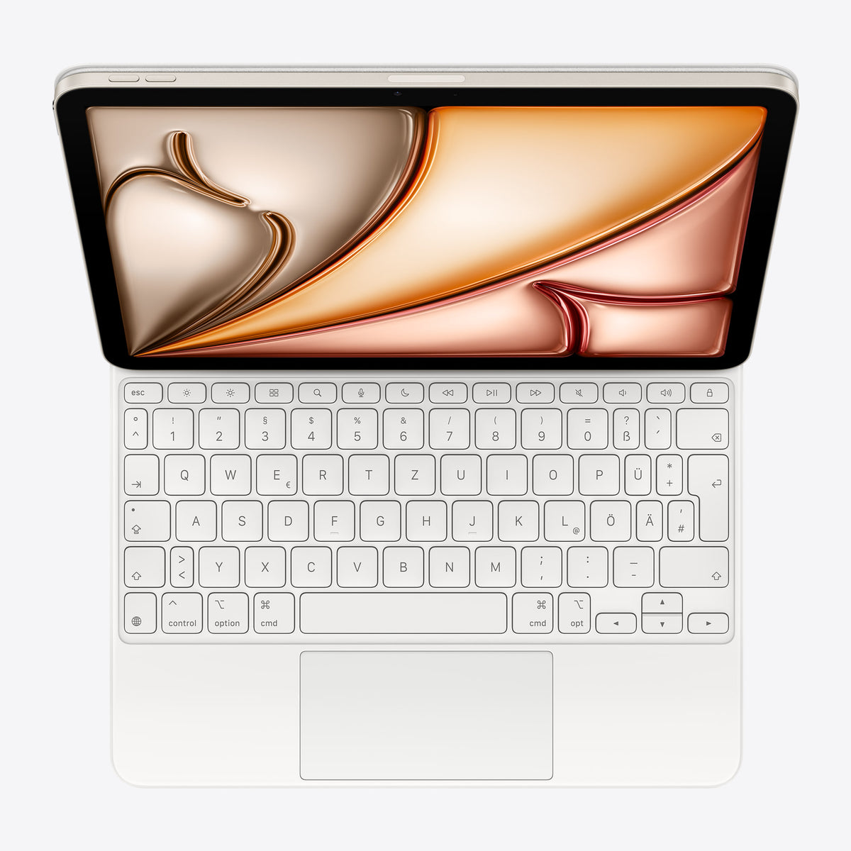 Magic Keyboard for iPad Air 11-inch (M4) – German – White
