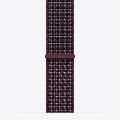 40mm Burgundy Plaid Sport Loop