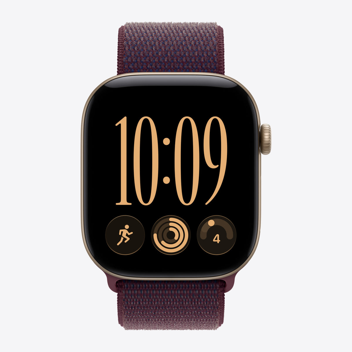 46mm Burgundy Sport Loop – View 3