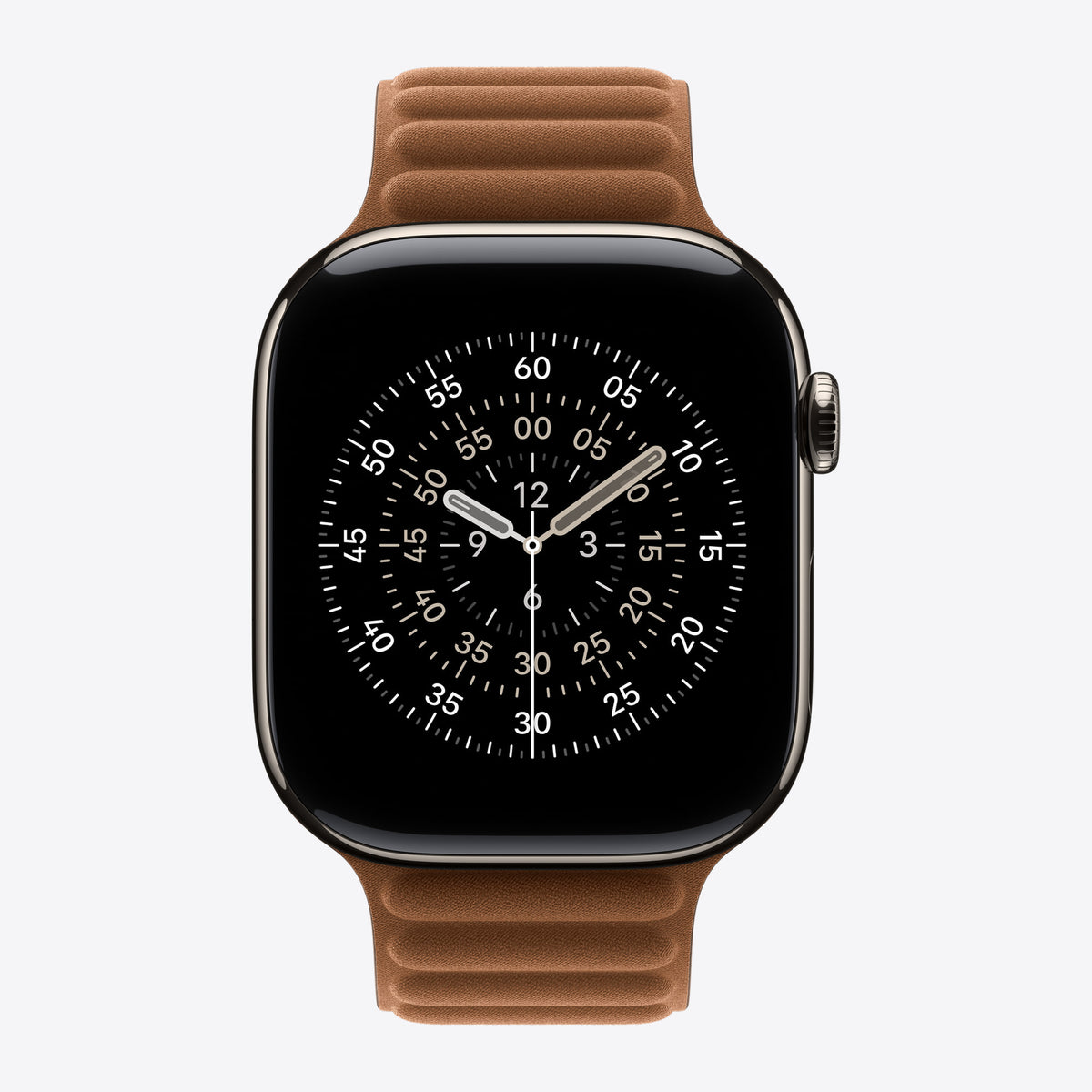 Uhrarmband für Smartwatch - 46mm - Größe S/M - Caramel - für Watch Hermès Series 9, SE 3, Series 10, Series 11, Series 8, Series 9, Ultra 2, Ultra 3 – Ansicht 3