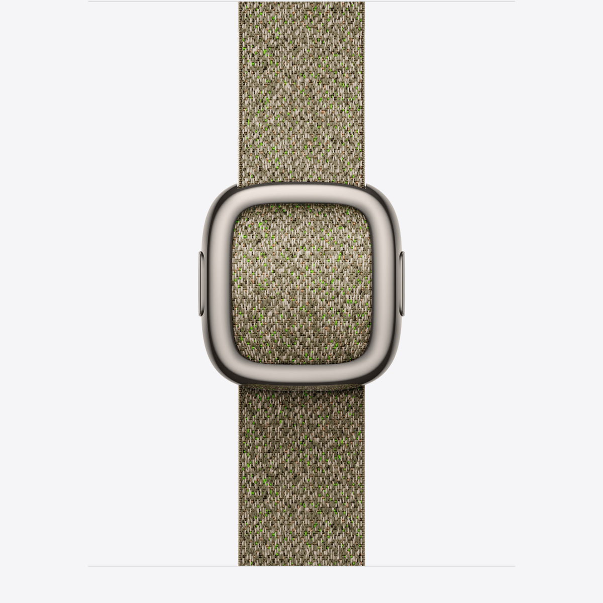 42 mm Armband mit Moderner Schließe Salbei – Large