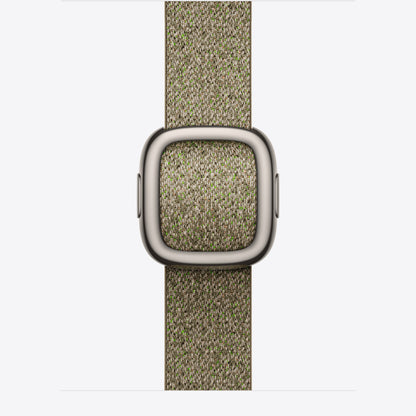 42 mm Armband mit Moderner Schließe Salbei – Large