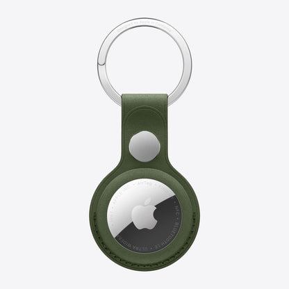 AirTag FineWoven Key Ring – Moss