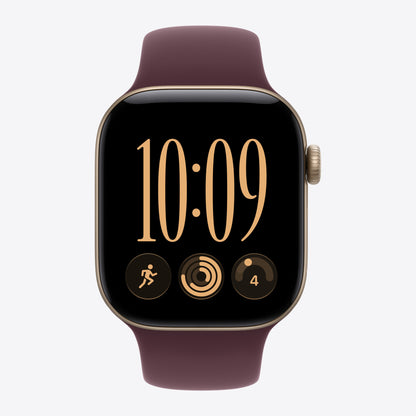 42 mm Sportarmband Burgunder – M/L