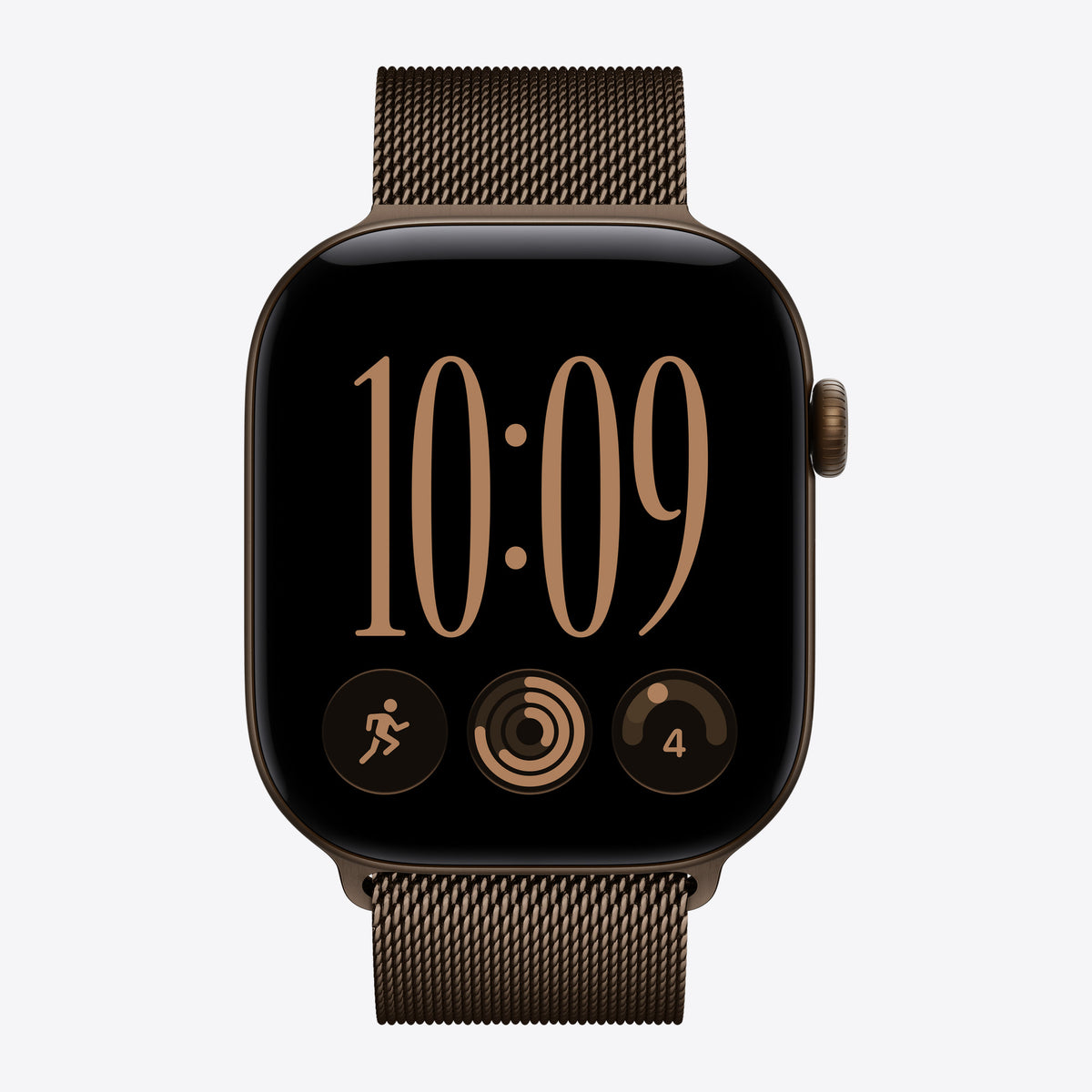 46 mm Milanaise Armband Dunkelbronze – S/M – Ansicht 3