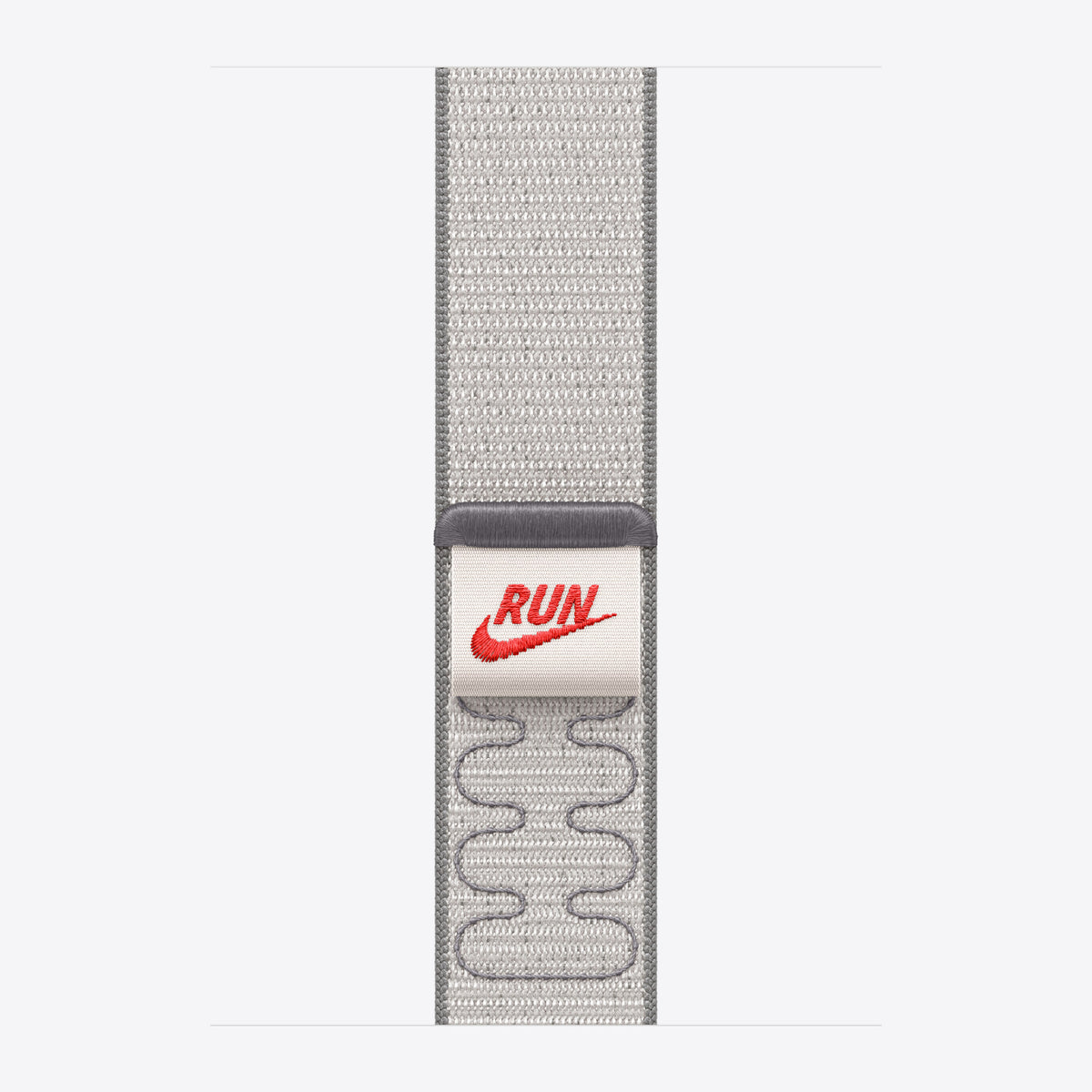 Apple Nike - Loop für Smartwatch - 46mm - 145 - 220 mm - verschleierter Grau - für Watch Hermès Series 9, SE 3, Series 10, Series 11, Series 8, Series 9, Ultra 2, Ultra 3