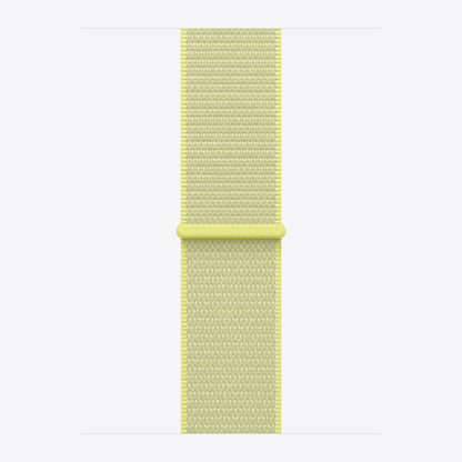 Loop for Smartwatch - 40mm - 130 - 200mm - Neon Yellow - for Watch Hermès Series 7, Hermès Series 9, SE 3, Series 10, Series 11, Series 8, Series 9