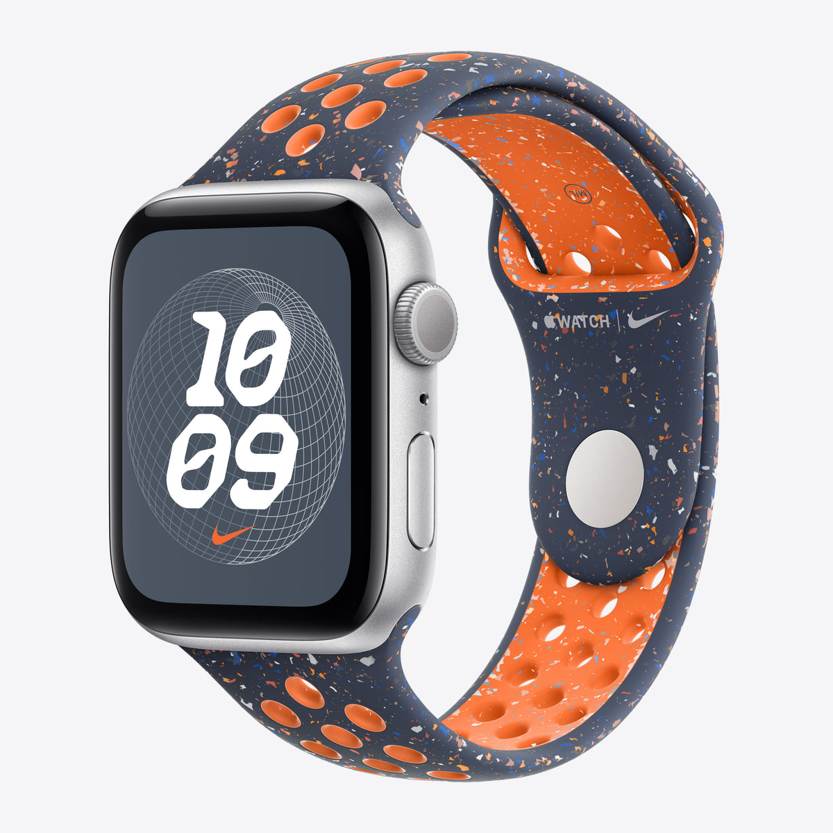 Apple Nike - Uhrarmband für Smartwatch - 46mm - Größe S/M - Blue Flame – Ansicht 2