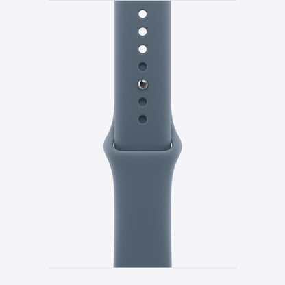 Armband für Smartwatch - 46mm - M/L (für Handgelenke 160 - 210 mm) - Ankerblau - für Watch Hermès Series 9, SE 3, Series 10, Series 11, Series 8, Series 9, Ultra 2, Ultra 3