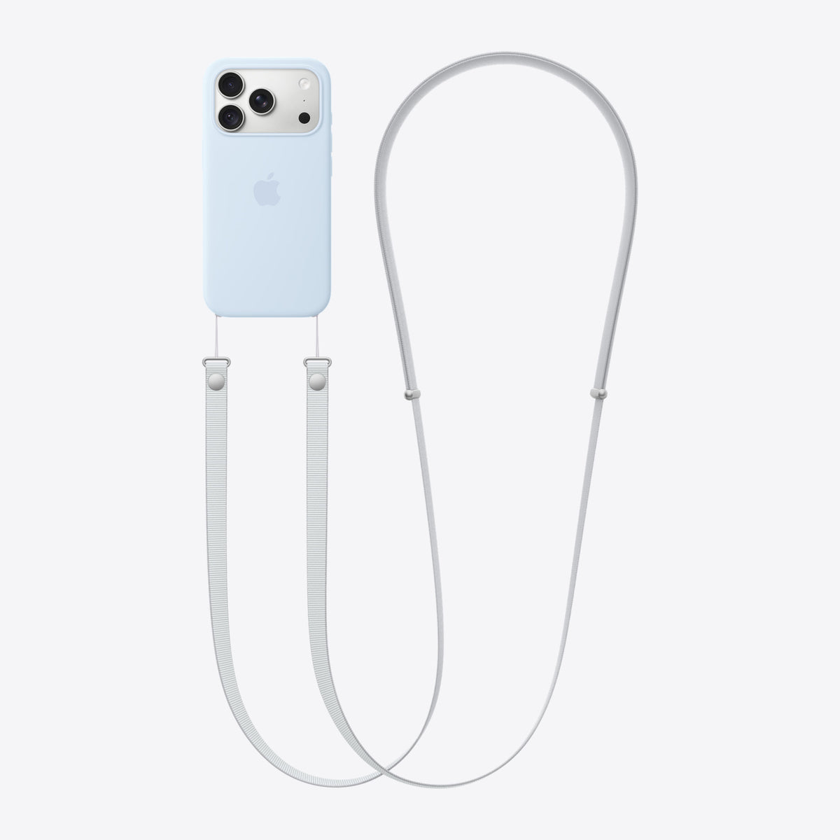 Crossbody Strap – Light Grey – View 2