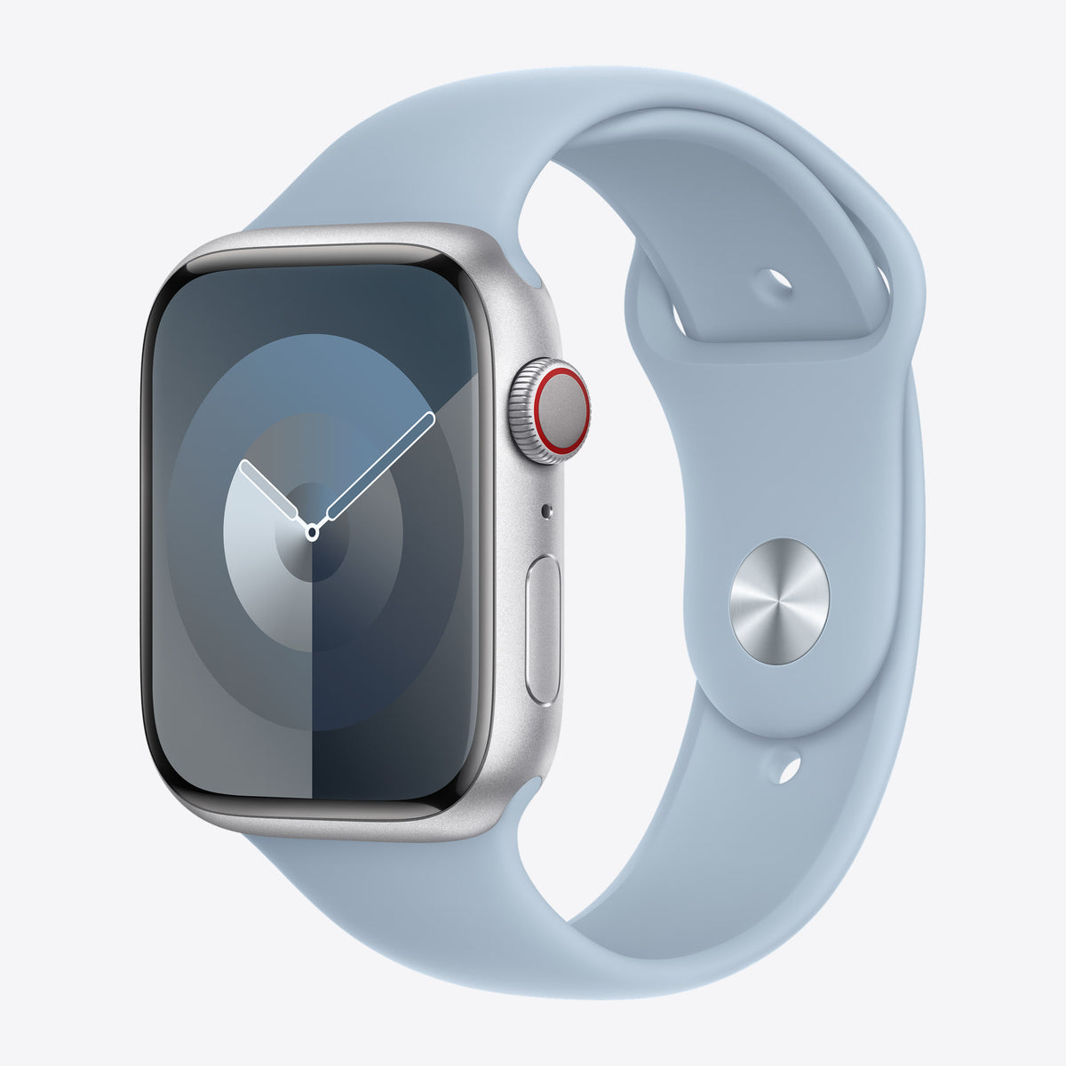 Armband für Smartwatch - 45 mm - M/L (für Handgelenke 160 - 210 mm) - Hellblau – Ansicht 2