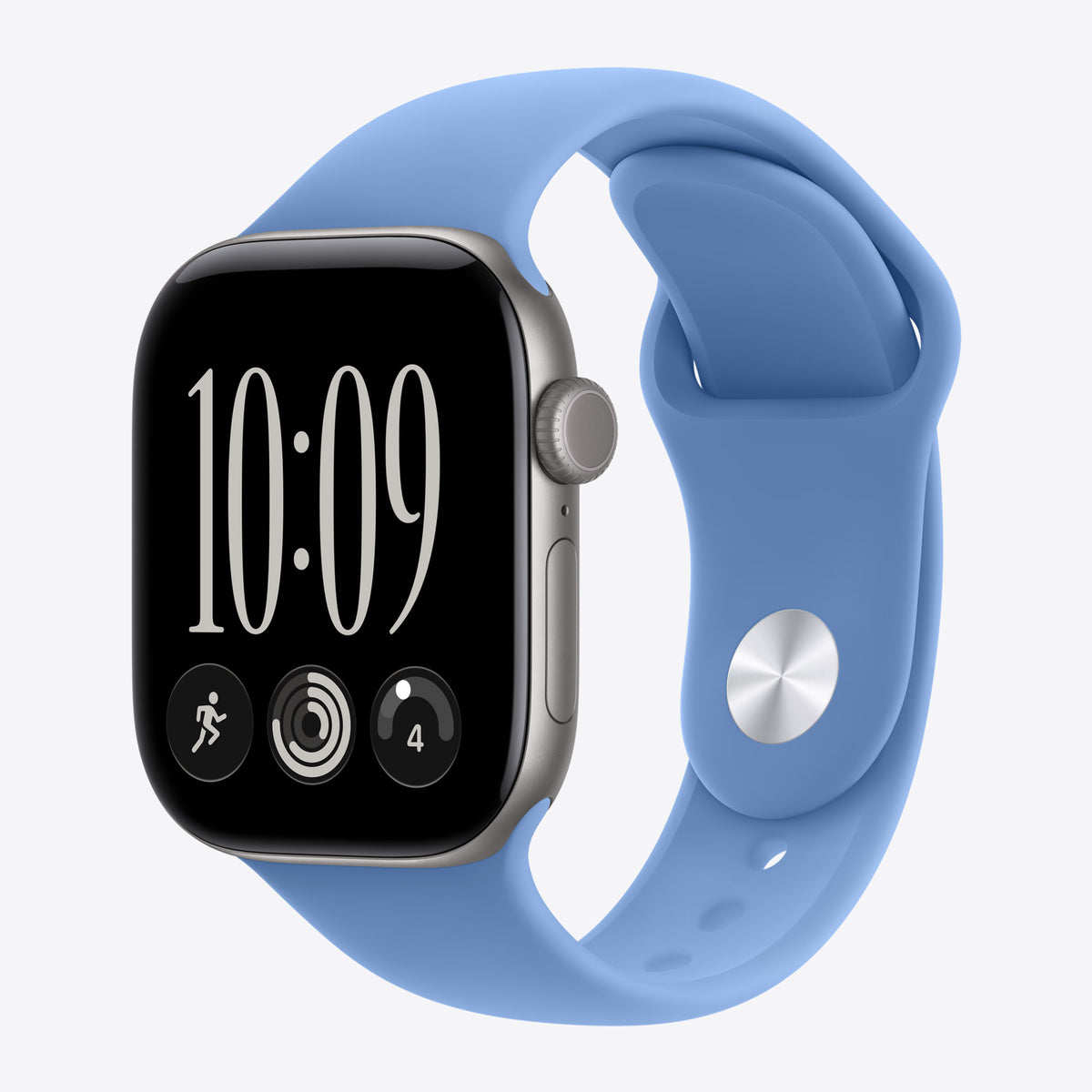 42 mm Sportarmband Hyazinthenblau – S/M – Ansicht 2