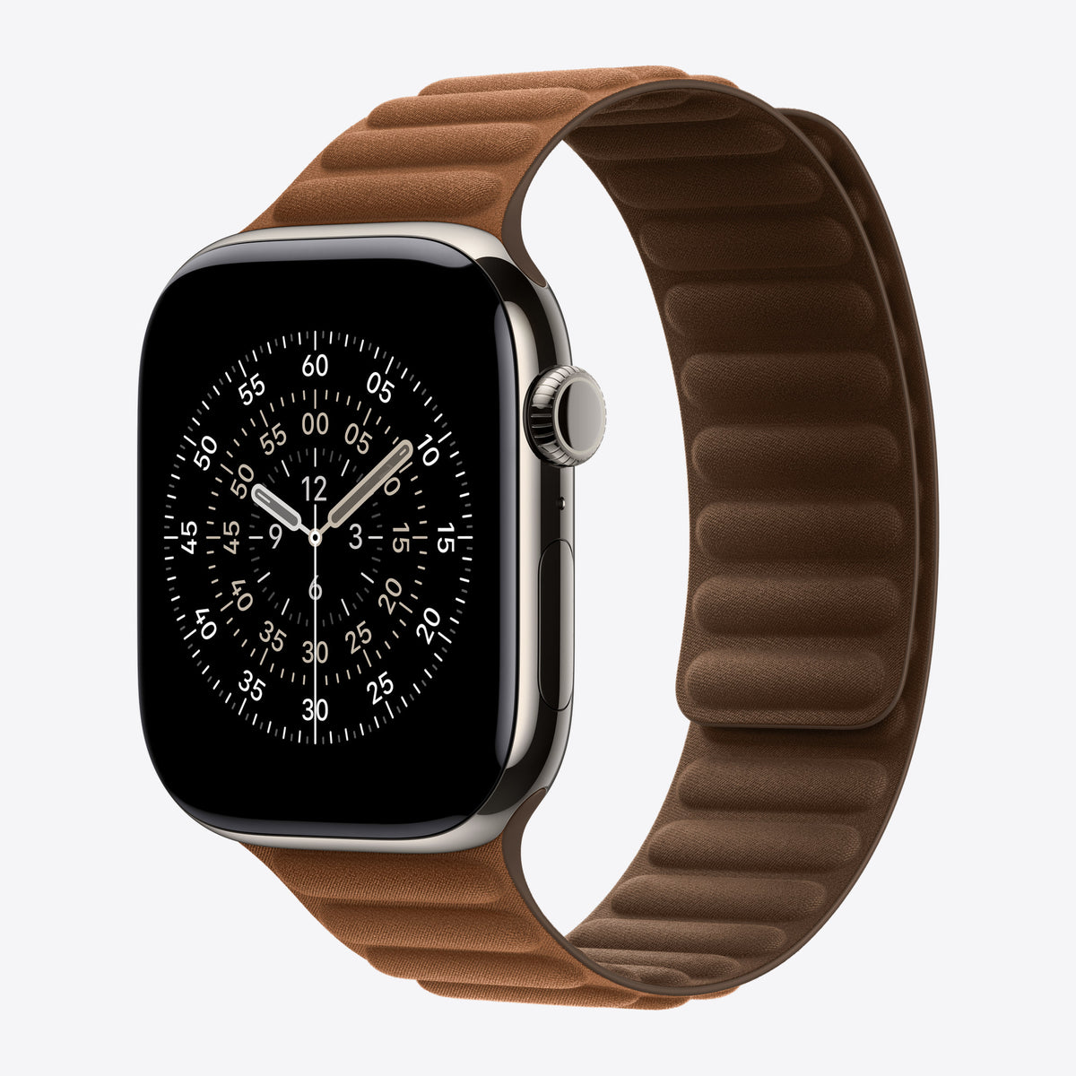 Uhrarmband für Smartwatch - 46mm - Größe S/M - Caramel - für Watch Hermès Series 9, SE 3, Series 10, Series 11, Series 8, Series 9, Ultra 2, Ultra 3 – Ansicht 2