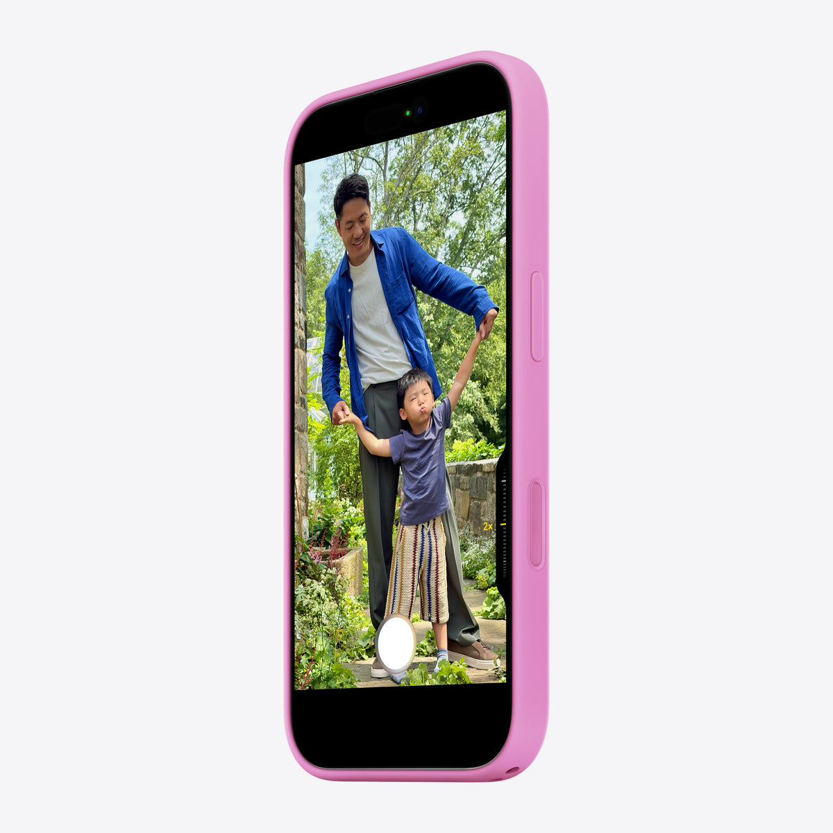 iPhone 17 Silicone Case with MagSafe – Electric Lavender – View 2